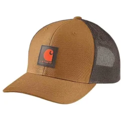 Carhartt Rugged Flex Twill Mesh-Back Logo Patch Cap